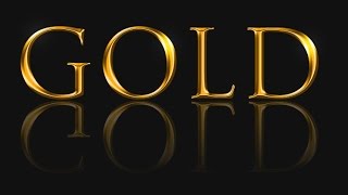Create Gold Text in Adobe Photoshop