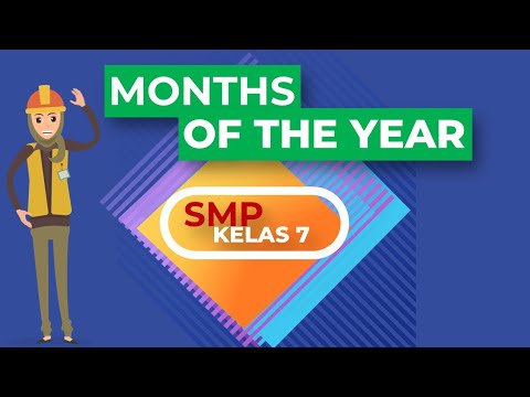 Months Of The Year Materi Bahasa Inggris Smp Kelas 7 Youtube