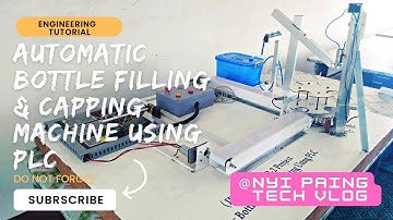 Automatic Bottle Filling & Capping Machine Using PLC