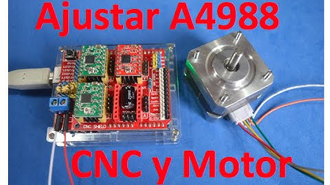 ✅ Errores al calibrar Driver A4988, ajuste Vref, conexión CNC Shield a Motor Pasos #7
