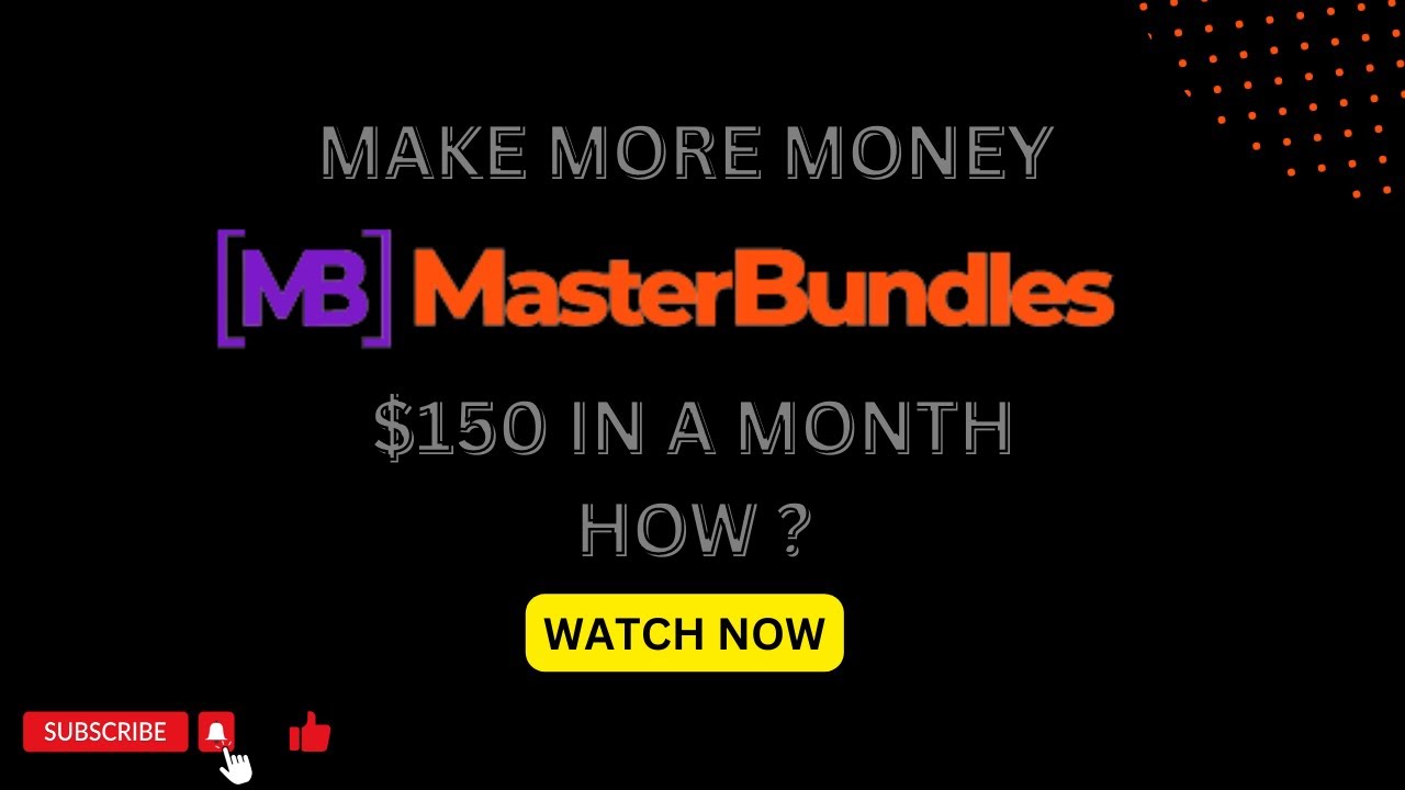 How Graphic Designers Can Earn In Dollars From Masterbundles.com | My First Vedio.