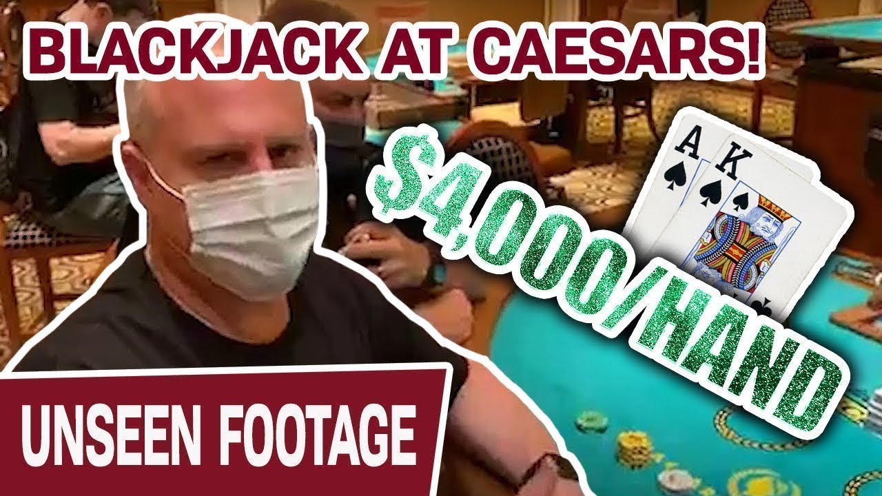 Download 🃏 1st TIME EVER BLACKJACK at Caesars! 🃏 Up to $4,000 Per Hand - INSANITY