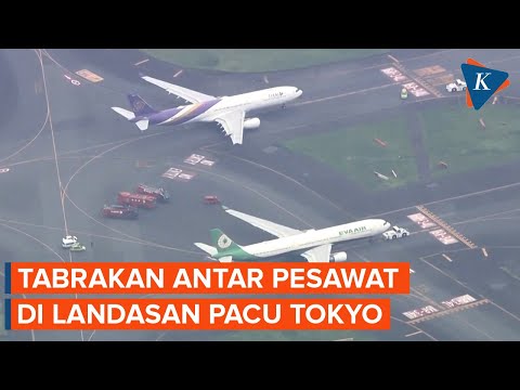 Tabrakan Pesawat di Landasan Pacu Bandara Tokyo