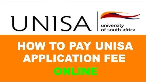 how to pay unisa application fee online for 2024/2025