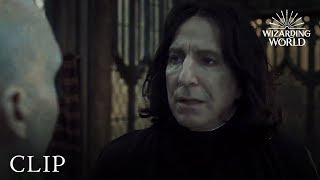 Snape is the Master of Voldemort's Elder Wand | Harry Potter and the Deathly Hallows Pt. 2