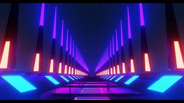 Fast moving tunnel,sci-fi, uhd, 60fps, light, neon background-4k Motion graphics animated background