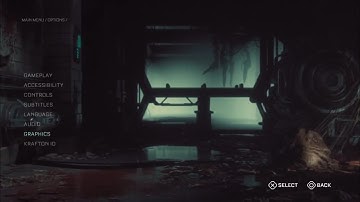 The Callisto Protocol [PS5 Options Menu]