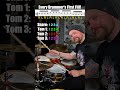 The first fill every drummer learns easy beginner drum lesson