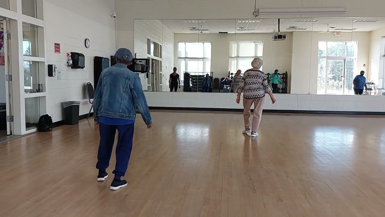 social distance line dancing. had a great time