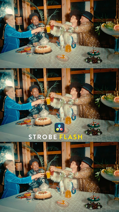 Vintage flash effect in DaVinci Resolve
