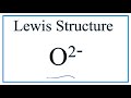 Oxygen and Oxide Ion Concepts