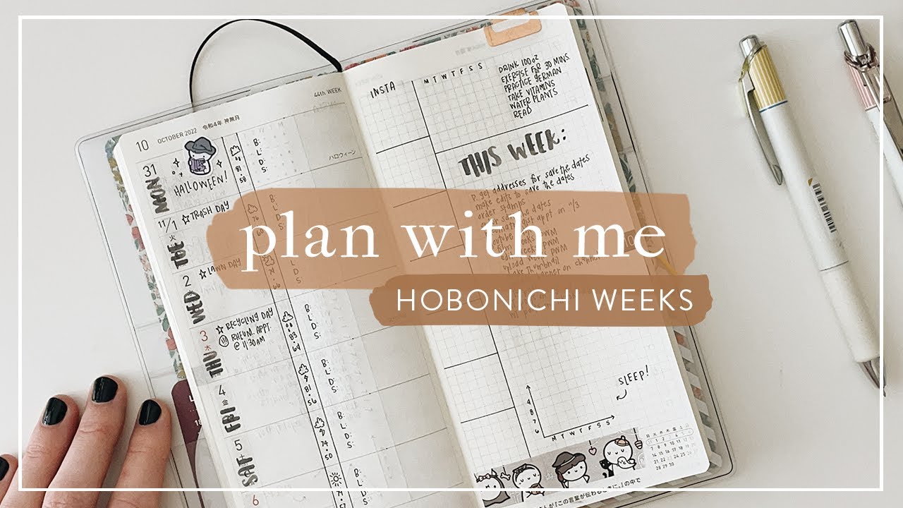 plan with me | i'm back (again!) and my current hobonichi weeks set-up