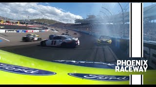 Hamlin, Blaney sustain damage after early Phoenix restart | NASCAR at Phoenix Raceway