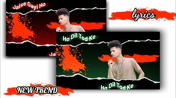 kinemaster attitude status editing || new attitude watsapp trending status editing || the editor boy