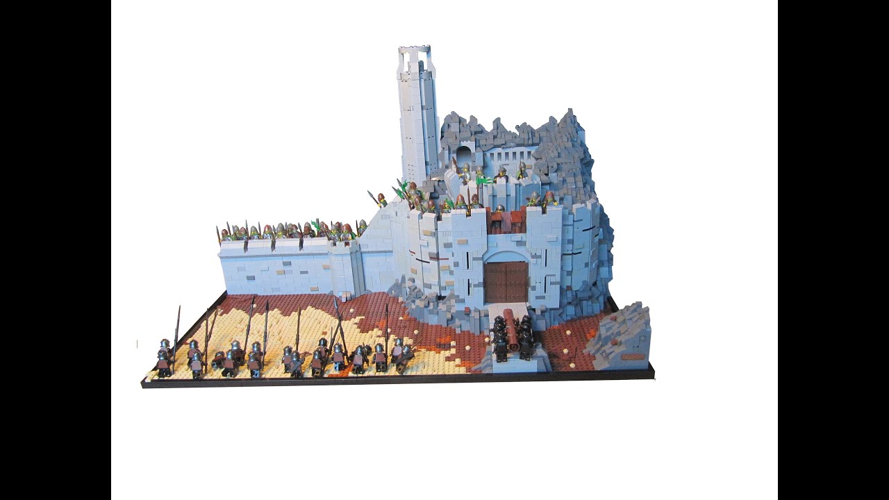lego helms deep moc