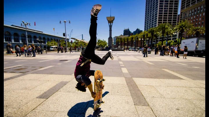 Skateboard Parkour in 8k - Streets of San Francisco!