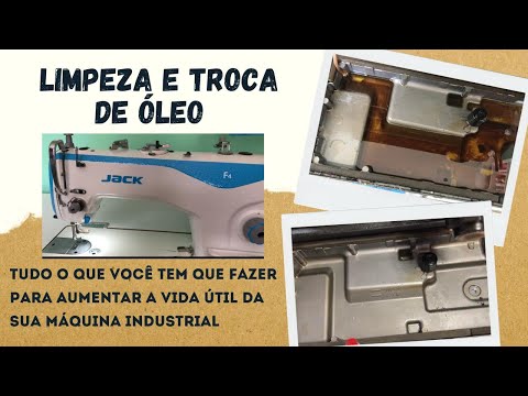 LIMPEZA E TROCA DE ÓLEO DA MÁQUINA INDUSTRIAL