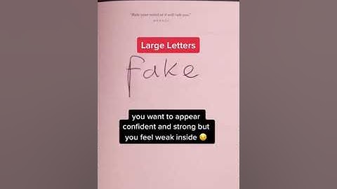 What Your Handwriting Says About You (Psychology)