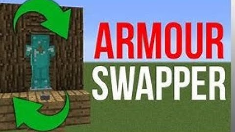 How to Make an Armor Stand Swapper! Minecraft 1.18