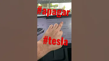 ¿Cómo se apaga un Tesla cuando está aparcado?