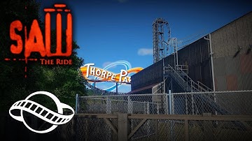 Recreating Saw - The Ride: Planet Coaster | Outdoor Queue | Part 3