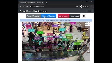 OpenVINO Person ReIdentification(1) - Tracking -