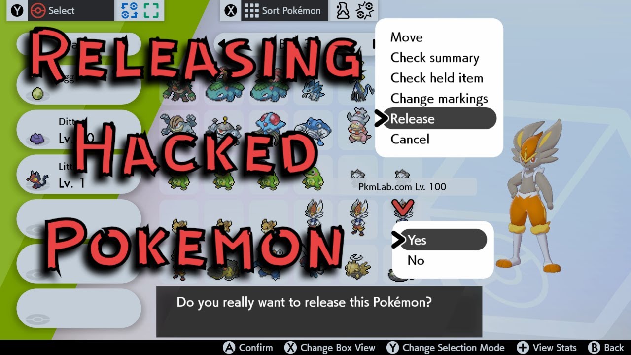 Releasing Hacked Pokémon | Surprise Trade Pokémon | Pokémon Sword and Shield