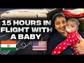India to usa  flying alone with my 6 months old baby  albeli ritu