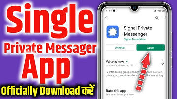 Signal private messager app download kaise karen | How to download signal private messager app