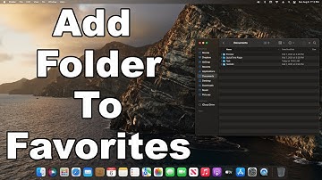 How To Add Folder To Favorites In Finder On A Mac | macOS Tutorial | A Quick & Easy Guide