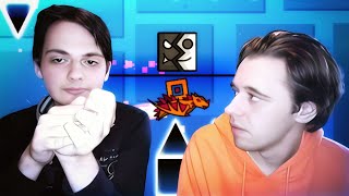 Проходим Уровни Для Двоих С Маффакой | Geometry Dash