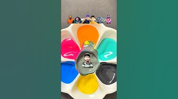 Guess the mixed colors of squid game 3  (part 15)#squidgame3#squidgame #colormixing#satisfying#asmr