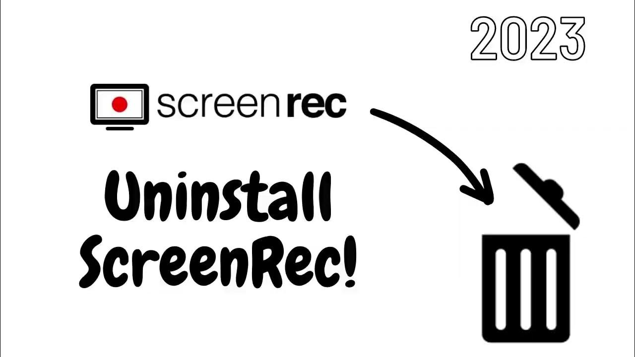 how-to-uninstall-screenrec-in-windows-10-home-2023-youtube