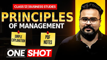 Principles of Management Class 12 Business Studies One Shot | by Gaurav Jain