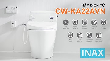 INAX CW-KA22AVN - Nắp bồn cầu rửa điên tử điều khiển từ xa thông minh - VUATHIETBI.COM