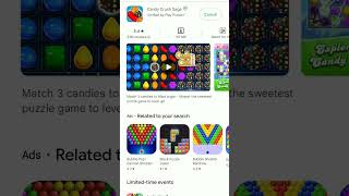 How to Install Candy Crush Game in Mobile Phone ||Candy Crush Game kaise download kare || #shorts screenshot 5