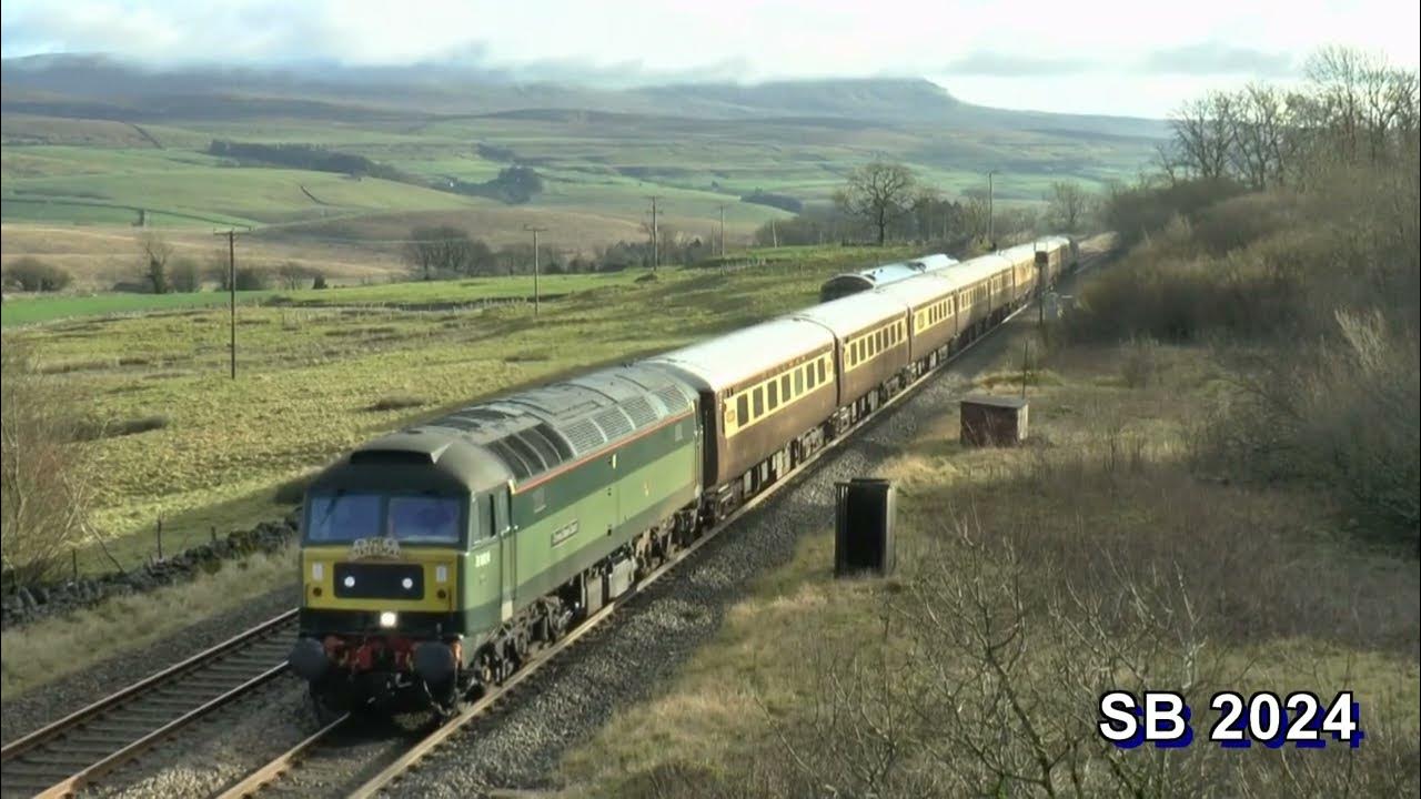 Sunshine for the 1st Statesman Rail Tour 2025 Settle to Carlisle