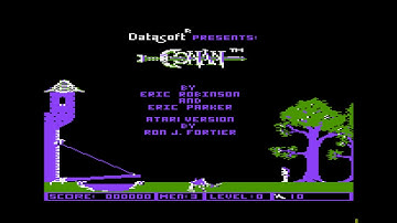 Conan Review for the Atari XL / XE by John Gage