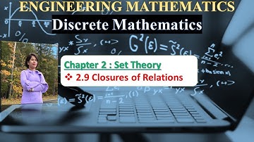 Ch 2.9.0 : Closures of Relations | Set Theory Lectures