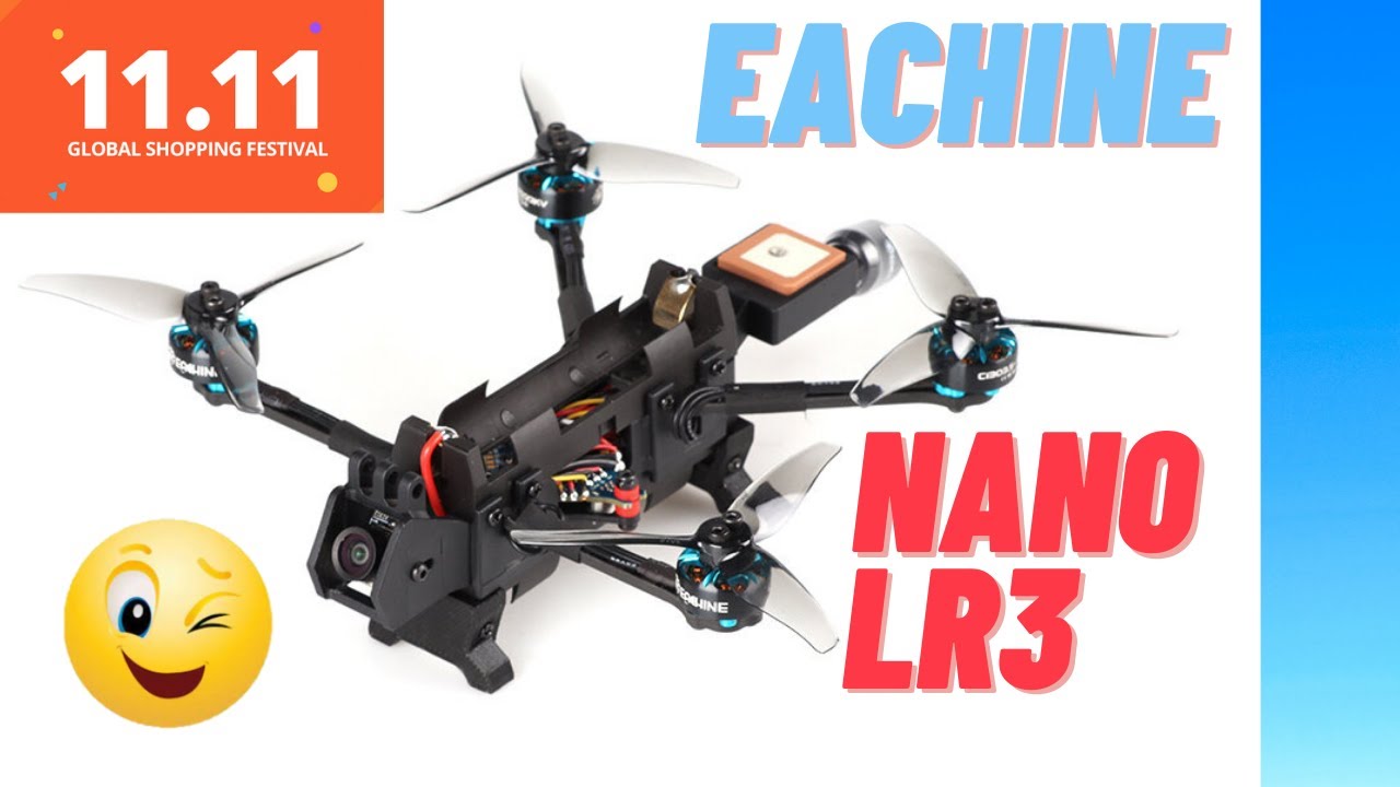 Eachine Nano LR3 - Dual Li-Ion - Review Setup and FLY 📢 LONG RANGE?