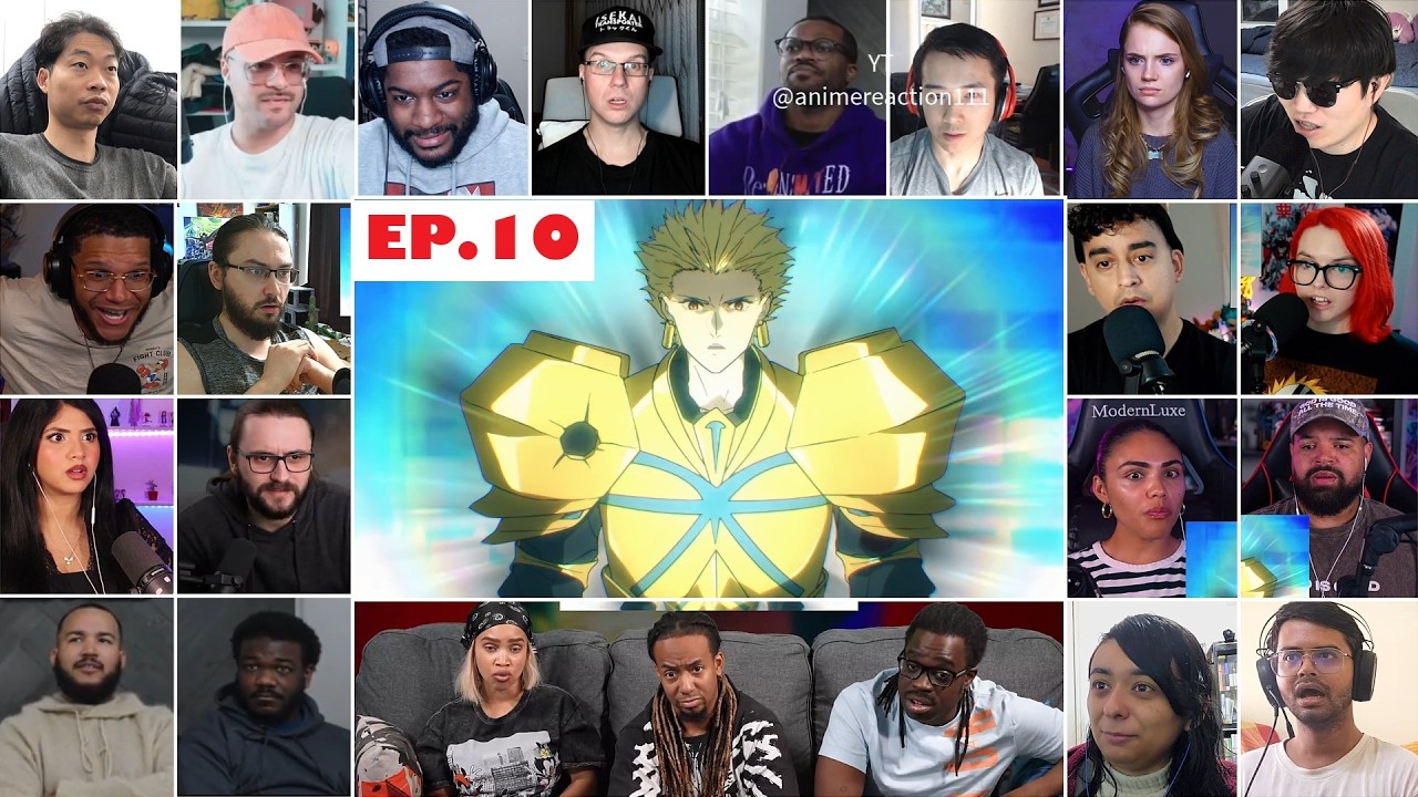 [4K] Gilgamesh Death ??? Fate/Strange Fake Episode 10 MEGA REACTION Mashup