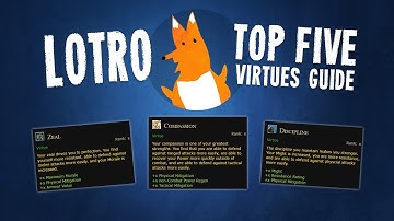 Lotro 2019: Top 5 virtues for your class