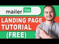 Create a Landing Page in MailerLite vs ConvertKit vs ...