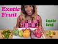 😋 Exotic fruit for the very first time 🍈🍇🍋🍍 | Taste Test 🍽  |  Exotic fruit from around the world  🛩