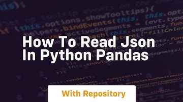 how to read json in python pandas