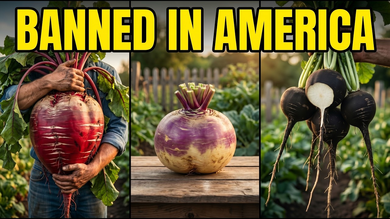 9 Most ABANDONED Survival Vegetables — Forgotten Root Crops That Fed America Before The Takeover