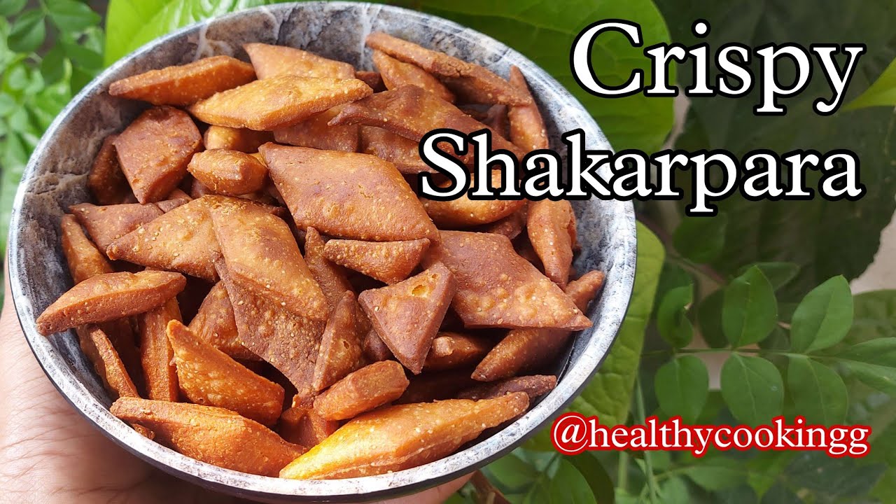 Shakarpara |Wheat flour sweet recipes |fried biscuits |healthycookingg