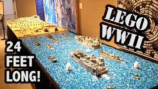Massive LEGO WWII D-Day Omaha Beach by Brickmania