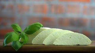 HOMEMADE CHEESE! Домашний сыр без фермента, легко и просто. (4K Video)