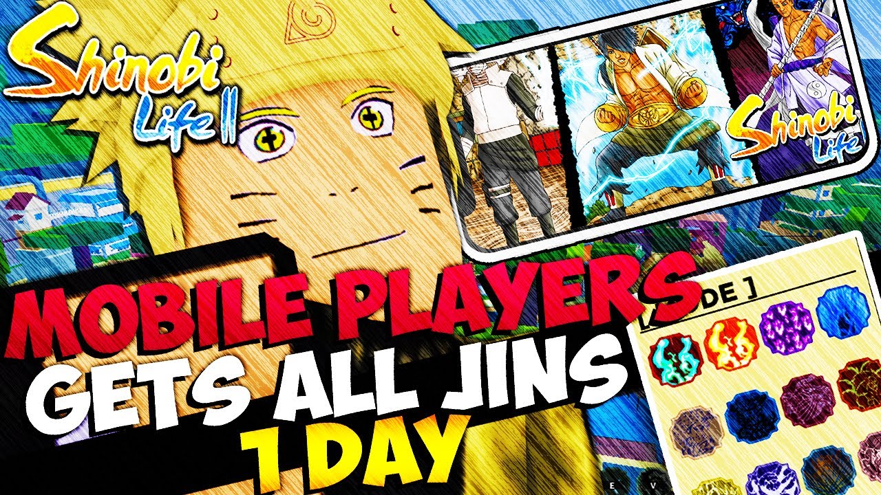 Shinobi Life 2 Getting MOBILE Players 20+ Jins In One Day (CODES) - YouTube